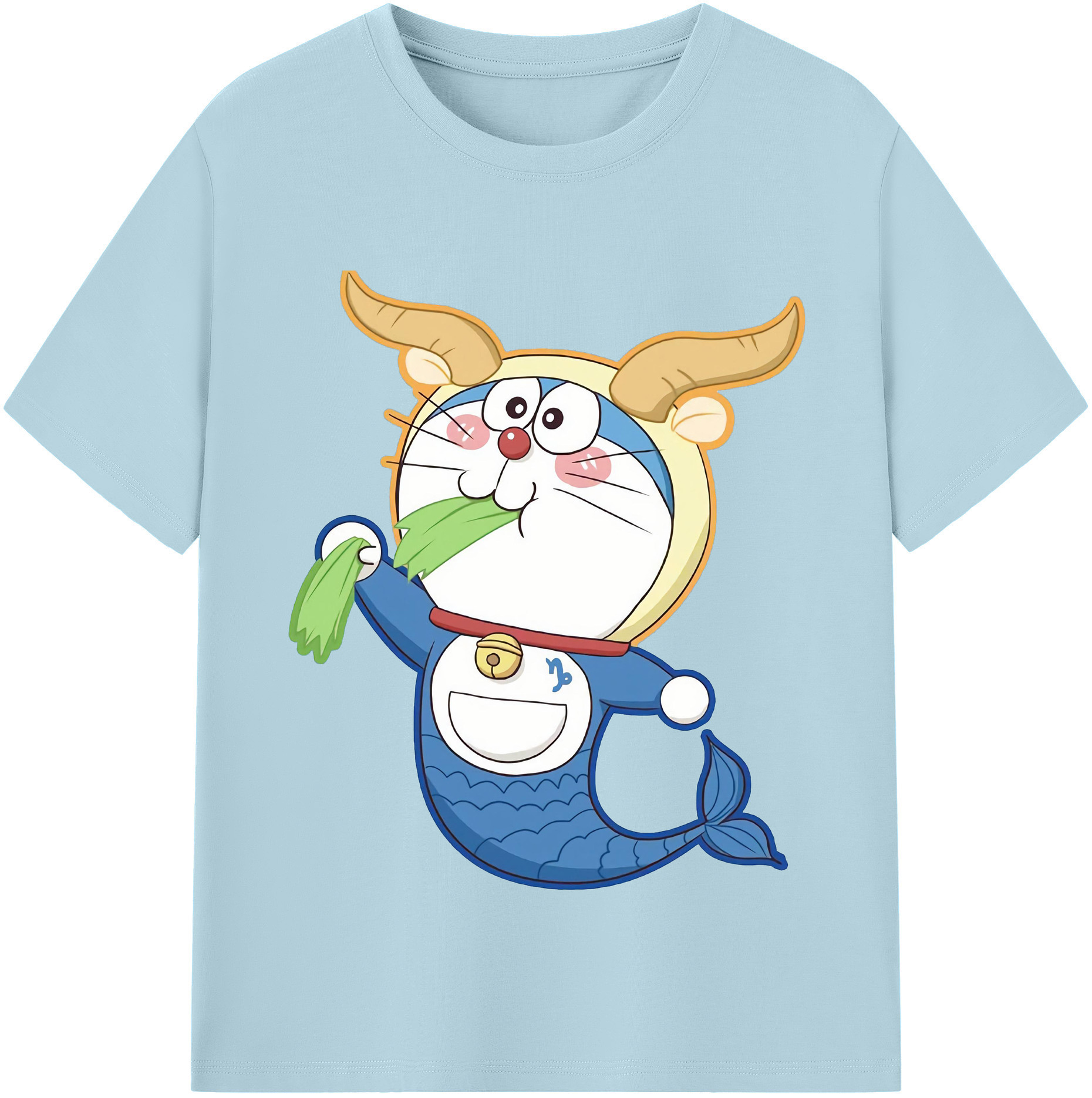 （画像用） ドラえもん Doraemon 綿100％半袖Tシャツ（フロントプリント）